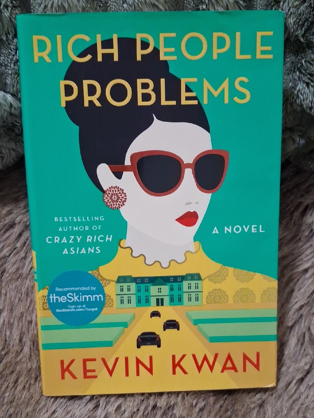 Rich People Problems by Kevin Kwan - Teal & Yellow Hardcover